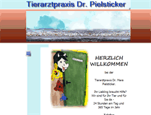 Tablet Screenshot of praxis-pielsticker.de